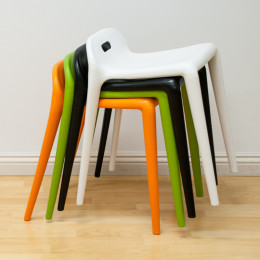E-Z Modern Stacking Stool Chair 2-Pack