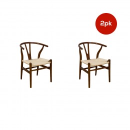 Mid Century Modern W Chair-2PK
